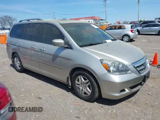 2007 Honda Odyssey EX-L with VIN 5FNRL386X7B103852, listed as a IAAI auction lot 41995923 with 78,092 mi miles and . Bid and sale history available at DreamBid. Image 1.