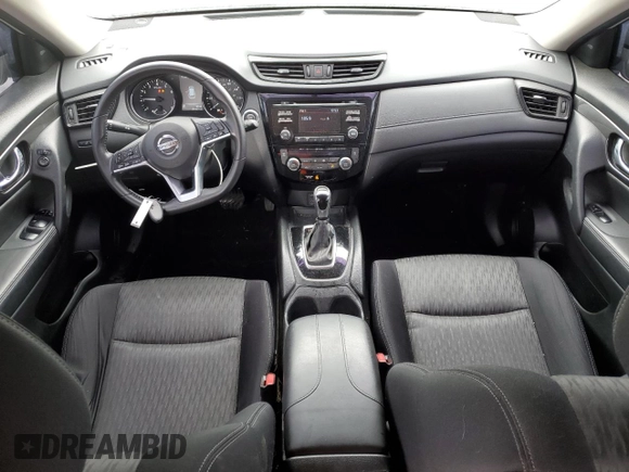 2017 Nissan Rogue SV with VIN JN8AT2MT7HW143603, listed as a Copart auction lot 46649215 with 105,423 mi miles and Salvage Title. Bid and sale history available at carsss.com. Image 8.