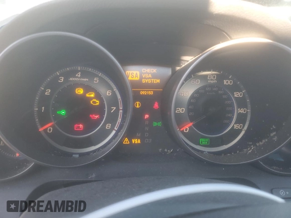 2009 Acura MDX Sport/Entertainment Pkg with VIN 2HNYD28849H510674, listed as a Copart auction lot 88574985 with 92,153 mi miles and Salvage Title. Bid and sale history available at carsss.com. Image 9.