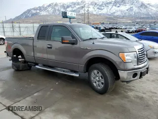 2012 Ford F-150 XL with VIN 1FTFX1EF1CFC58120, listed as a Copart auction lot 46493245 with 174,596 mi miles and Salvage Title. Bid and sale history available at carsss.com. Image 4.
