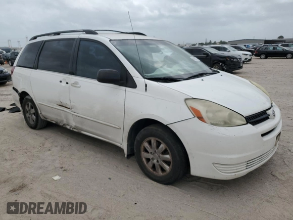 2004 Toyota Sienna CE with VIN 5TDZA23C54S176454, listed as a Copart auction lot 51905235 with 300,338 mi miles and Salvage Title. Bid and sale history available at carsss.com. Image 4.