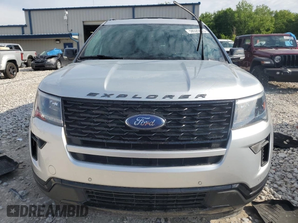 2018 Ford Explorer Sport with VIN 1FM5K8GT1JGB54297, listed as a Copart auction lot 58525625 with 84,899 mi miles and Clean title. Bid and sale history available at DreamBid. Image 5.