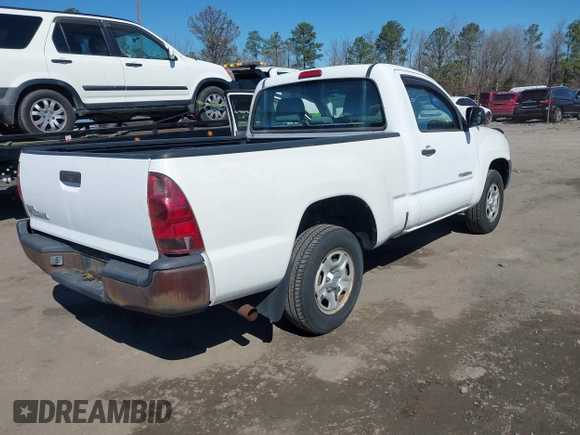 2007 Toyota Tacoma with VIN 5TENX22N37Z330750, listed as a IAAI auction lot 41834516 with 104,757 mi miles. Bid and sale history available at carsss.com. Image 4.