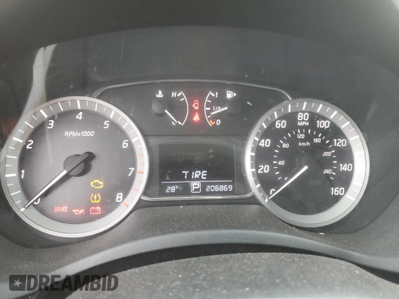 2014 Nissan Sentra SV with VIN 3N1AB7AP6EY255481, listed as a Copart auction lot 89181725 with 206,869 mi miles and Salvage Title. Bid and sale history available at DreamBid. Image 9.