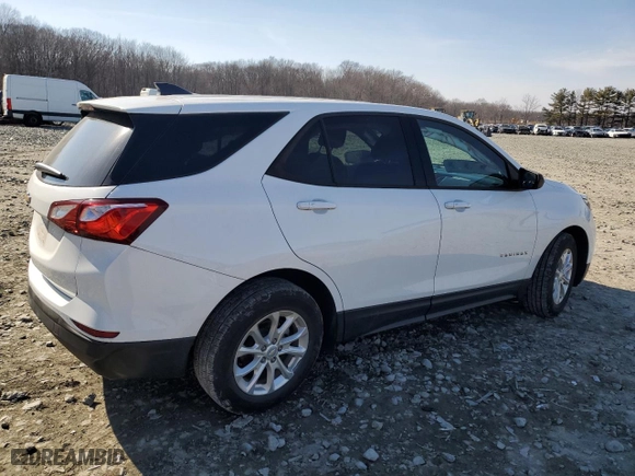 2019 Chevrolet Equinox LS with VIN 2GNAXHEV6K6152806, listed as a Copart auction lot 46616695 with 62,982 mi miles and Salvage Title. Bid and sale history available at carsss.com. Image 3.
