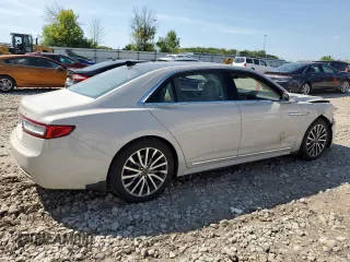 2019 Lincoln Continental Select with VIN 1LN6L9TK1K5607593, listed as a Copart auction lot 69463254 with 62,491 mi miles and Salvage Title. Bid and sale history available at carsss.com. Image 3.