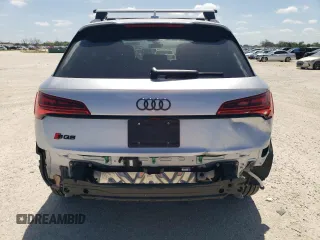 2023 Audi SQ5 Premium Plus with VIN WA1B4AFY0P2143894, listed as a Copart auction lot 59869514 with 10,606 mi miles and Salvage Title. Bid and sale history available at carsss.com. Image 6.