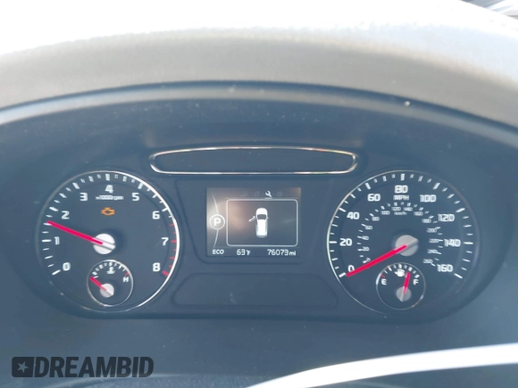 2016 Kia Sorento EX with VIN 5XYPH4A59GG134180, listed as a IAAI auction lot 41865473 with 76,073 mi miles. Bid and sale history available at carsss.com. Image 7.