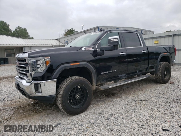 2020 GMC Sierra 2500HD SLT z VIN 1GT49NEYXLF161668, wystawiony jako Copart lot #71719414 z przebiegiem 30 802 mil mil oraz Czysty tytuł • Clean title. Historia ofert i sprzedaży dostępna na DreamBid. Obrazek 1.