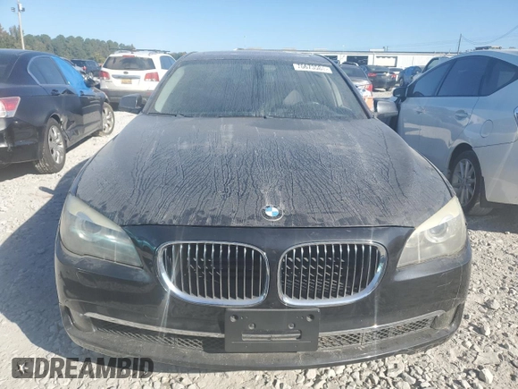 2012 BMW 7 Series 740i with VIN WBAKA4C58CC613763, listed as a Copart auction lot 76673584 with 88,316 mi miles and Clean Title. Bid and sale history available at carsss.com. Image 5.