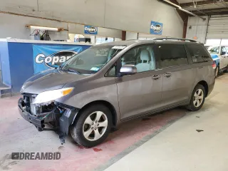 2014 Toyota Sienna LE AAS with VIN 5TDKK3DC2ES492382, listed as a Copart auction lot 51616475 with 123,036 mi miles and Salvage Title. Bid and sale history available at carsss.com. Image 1.