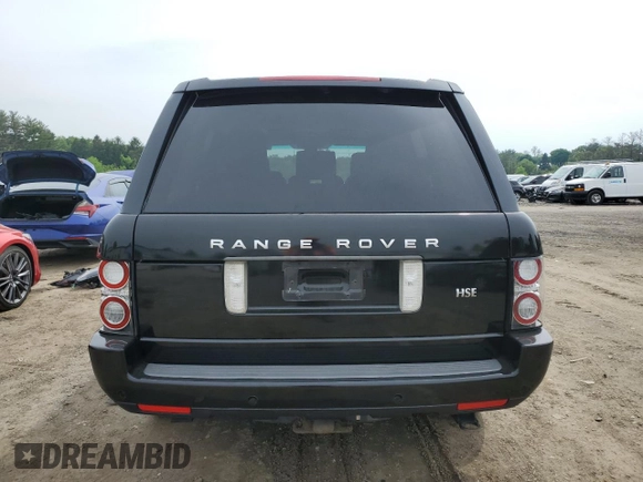 2010 Land Rover Range Rover HSE z VIN SALME1D41AA326500, wystawiony jako Copart lot #57066935 z przebiegiem Nie podano mil oraz Szkoda całkowita • Salvage title. Historia ofert i sprzedaży dostępna na DreamBid. Obrazek 6.