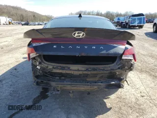 2024 Hyundai Elantra SE with VIN KMHLL4DG1RU683976, listed as a Copart auction lot 51864595 with Not Provided miles and Salvage Title. Bid and sale history available at DreamBid. Image 6.