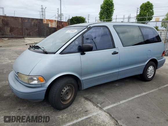 1991 Toyota Previa z VIN JT3AC11R6M0021461, wystawiony jako Copart lot #53749465 z przebiegiem 172 996 mil mil oraz Czysty tytuł • Clean title. Historia ofert i sprzedaży dostępna na DreamBid. Obrazek 1.