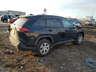 2019 Toyota RAV4 LE with VIN 2T3H1RFV2KW018702, listed as a Copart auction lot 46833775 with 107,186 mi miles and Salvage Title. Bid and sale history available at carsss.com. Image 3.
