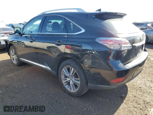 2015 Lexus RX 450h with VIN 2T2BC1BA0FC004281, listed as a Copart auction lot 45388265 with 144,936 mi miles and Salvage Title. Bid and sale history available at DreamBid. Image 2.