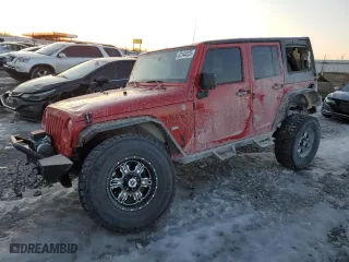 2012 Jeep Wrangler Unlimited Sport with VIN 1C4HJWDG7CL114297, listed as a Copart auction lot 42144525 with 165,482 mi miles and Salvage Title. Bid and sale history available at carsss.com. Image 1.