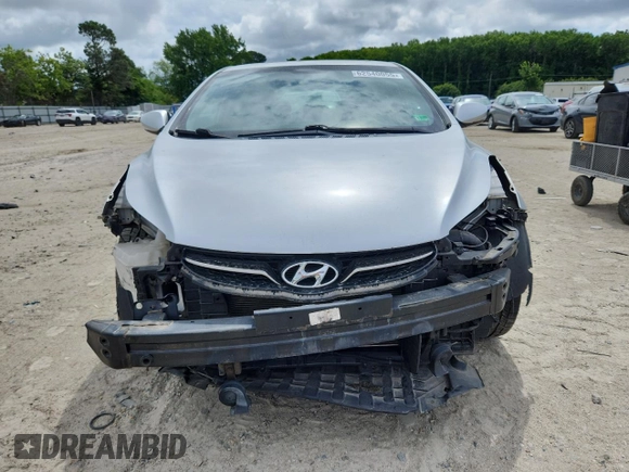 2012 Hyundai Elantra Limited with VIN KMHDH4AE7CU448322, listed as a Copart auction lot 62540055 with 122,623 mi miles and Salvage title. Bid and sale history available at DreamBid. Image 5.