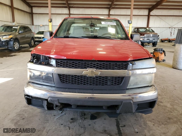 2005 Chevrolet Colorado Z85 with VIN 1GCCS148858239365, listed as a Copart auction lot 46634265 with 298,666 mi miles and Salvage Title. Bid and sale history available at carsss.com. Image 5.