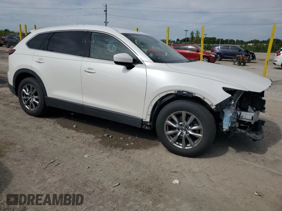 2018 Mazda CX-9 Touring with VIN JM3TCACY0J0209064, listed as a Copart auction lot 53826185 with 109,072 mi miles and Salvage title. Bid and sale history available at DreamBid. Image 4.