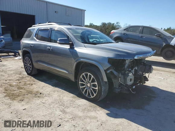2021 GMC Acadia Denali with VIN 1GKKNPLS2MZ184833, listed as a Copart auction lot 86403574 with 19,498 mi miles and Salvage Title. Bid and sale history available at carsss.com. Image 4.