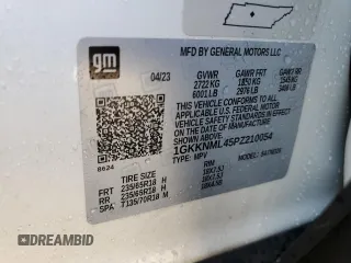 2023 GMC Acadia SLT z VIN 1GKKNML45PZ210054, wystawiony jako Copart lot #57814595 z przebiegiem 59 516 mil mil oraz Nie do naprawy • Non repairable. Historia ofert i sprzedaży dostępna na DreamBid. Obrazek 13.