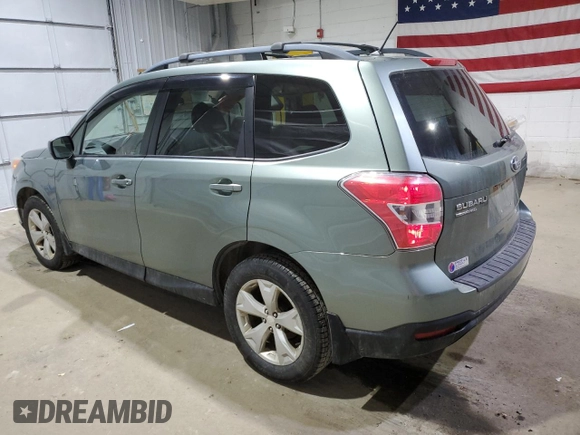 2015 Subaru Forester Premium with VIN JF2SJADC5FH498272, listed as a Copart auction lot 50456385 with 118,758 mi miles and Salvage Title. Bid and sale history available at DreamBid. Image 2.