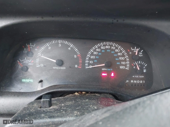 2001 Dodge Ram 1500 with VIN 1B7HC13Y51J559377, listed as a IAAI auction lot 41491299 with 192,046 mi miles. Bid and sale history available at carsss.com. Image 7.