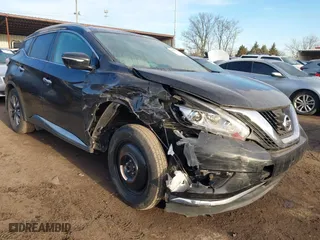 2015 Nissan Murano S with VIN 5N1AZ2MH6FN277457, listed as a IAAI auction lot 41410717 with 109,498 mi miles. Bid and sale history available at carsss.com. Image 1.