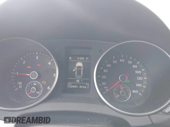2012 Volkswagen Golf TDI with VIN WVWDM7AJ1CW205186, listed as a IAAI auction lot 41468253 with 150,991 mi miles and . Bid and sale history available at DreamBid. Image 7.