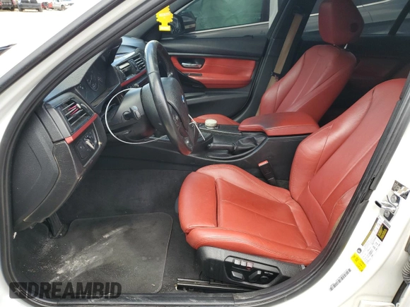 2012 BMW 3 Series 328i with VIN WBA3A5G57CNN65780, listed as a Copart auction lot 62717835 with Not provided miles and Salvage title. Bid and sale history available at DreamBid. Image 7.