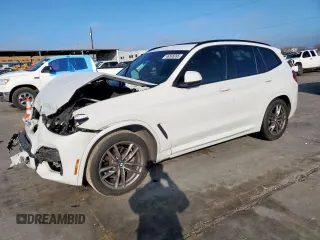 2021 BMW X3 sDrive30i with VIN 5UXTY3C04M9F93951, listed as a Copart auction lot 46595095 with 0 mi miles and Salvage Title. Bid and sale history available at carsss.com. Image 1.