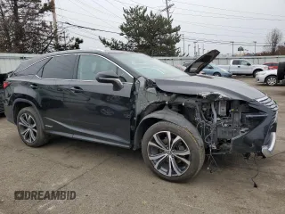 2018 Lexus RX with VIN JTJDGKCA7J2002652, listed as a Copart auction lot 43622615 with 80,374 mi miles and Salvage Title. Bid and sale history available at carsss.com. Image 4.