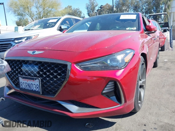 2020 Genesis G70 2.0T z VIN KMTG44LA3LU045365, wystawiony jako IAAI lot #41651427 z przebiegiem 33 333 mil mil oraz . Historia ofert i sprzedaży dostępna na DreamBid. Obrazek 12.