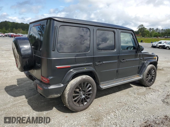 2021 Mercedes-Benz G 550 with VIN W1NYC6BJ8MX415172, listed as a Copart auction lot 50582624 with 14,458 mi miles and Salvage Title. Bid and sale history available at DreamBid. Image 3.