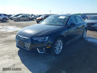 2019 Audi A4 Premium with VIN WAUDNAF40KA024392, listed as a IAAI auction lot 41045566 with NaN miles. Bid and sale history available at carsss.com. Image 19.