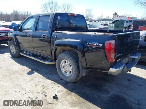 2004 GMC Canyon 1SB SLE Z85 with VIN 1GTDT136748115653, listed as a IAAI auction lot 41628277 with 248,590 mi miles. Bid and sale history available at carsss.com. Image 3.