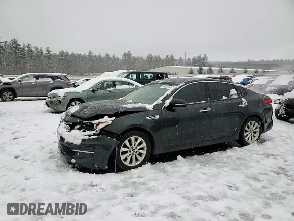 2016 Kia Optima EX with VIN 5XXGU4L36GG034257, listed as a Copart auction lot 46502445 with 114,801 mi miles and Salvage Title. Bid and sale history available at carsss.com. Image 11.