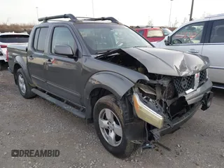 2005 Nissan Frontier LE with VIN 1N6AD07W85C418036, listed as a IAAI auction lot 41292209 with 200,703 mi miles and . Bid and sale history available at DreamBid. Image 1.