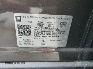 2019 GMC Terrain SLE with VIN 3GKALMEV3KL169575, listed as a Copart auction lot 47044915 with 27,215 mi miles and Salvage Title. Bid and sale history available at carsss.com. Image 14.