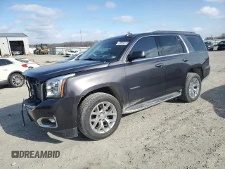 2017 GMC Yukon SLE with VIN 1GKS2AKC9HR342123, listed as a Copart auction lot 88960225 with 99,154 mi miles and Salvage Title. Bid and sale history available at carsss.com. Image 1.