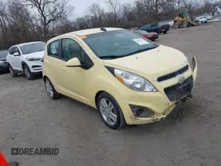 2015 Chevrolet Spark LT with VIN KL8CD6S91FC717149, listed as a IAAI auction lot 41485177 with 93,322 mi miles. Bid and sale history available at carsss.com. Image 1.