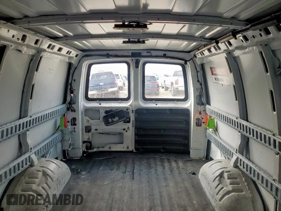 2020 Chevrolet Express Cargo with VIN 1GCWGAFG3L1253909, listed as a Copart auction lot 51053565 with 151,351 mi miles and Clean title. Bid and sale history available at DreamBid. Image 10.