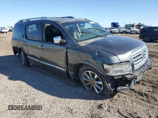 2008 Infiniti QX56 with VIN 5N3AA08D58N907367, listed as a Copart auction lot 47493095 with Not provided miles and Salvage title. Bid and sale history available at DreamBid. Image 4.