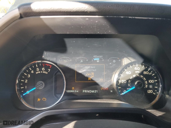 2016 Ford F-150 XLT with VIN 1FTEW1EG9GKF60162, listed as a Copart auction lot 46482285 with 122,263 mi miles and Salvage Title. Bid and sale history available at carsss.com. Image 9.