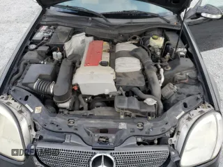 2002 Mercedes-Benz SLK-Class 2.3L Kompressor with VIN WDBKK49F82F266706, listed as a Copart auction lot 43707845 with 53,334 mi miles and Salvage Title. Bid and sale history available at carsss.com. Image 11.