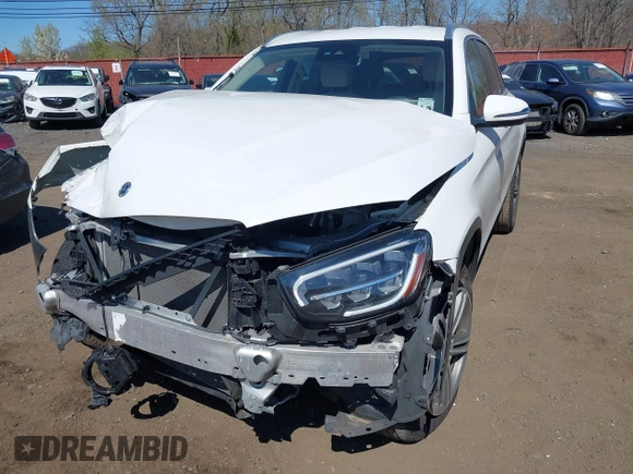 2022 Mercedes-Benz GLC 300 with VIN W1N0G8EB1NV344248, listed as a IAAI auction lot 42059529 with 28,500 mi miles and . Bid and sale history available at DreamBid. Image 6.