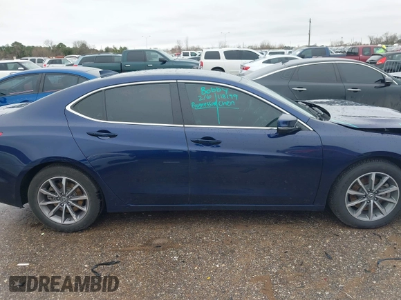 2020 Acura TLX w/Technology Pkg with VIN 19UUB1F57LA015342, listed as a IAAI auction lot 41553319 with 18,111 mi miles. Bid and sale history available at carsss.com. Image 13.