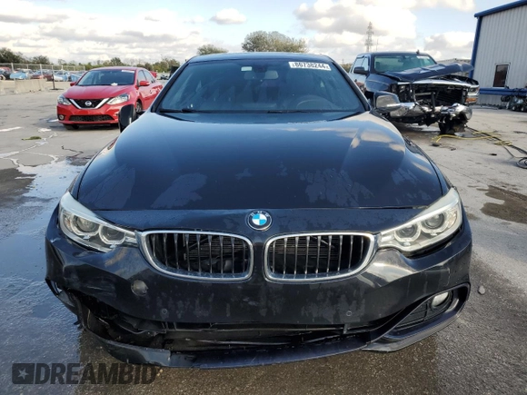 2015 BMW 4 Series 435i with VIN WBA3R1C50FK193552, listed as a Copart auction lot 86738244 with 105,887 mi miles and Salvage Title. Bid and sale history available at DreamBid. Image 5.