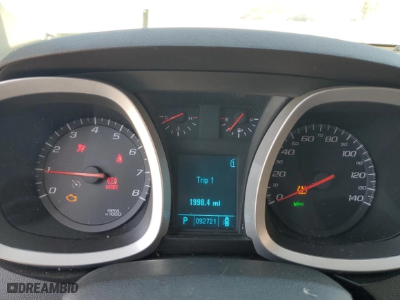 2011 Chevrolet Equinox LT w/1LT with VIN 2CNFLDE53B6415137, listed as a Copart auction lot 43996885 with 92,721 mi miles and Salvage Title. Bid and sale history available at carsss.com. Image 9.